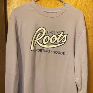 Roots Lavender Crewneck Sweatshirt